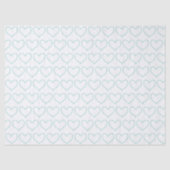  blauwe harten tissuepapier (Voorkant)