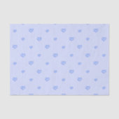 Blauwe harten tissuepapier (Voorkant)