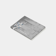 Blauwe hartenstructuur Aangepaste notities