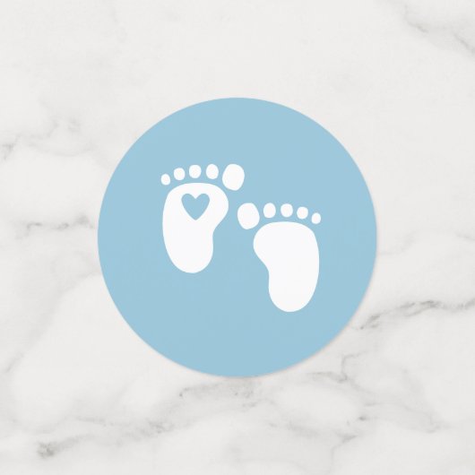 Blauwe hartenvoeten Het is een paddestoel Confetti (Kleine voorkant)