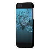 BLAUWE HARTFASE iPhone HOESJE (Achterkant Links)