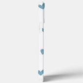 Blauwe hartjes Case-Mate iPhone case (Achterkant / Rechts)