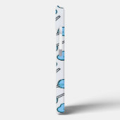 Blauwe hartvormige Lollipops Case-Mate iPhone Case (Achterkant / Links)