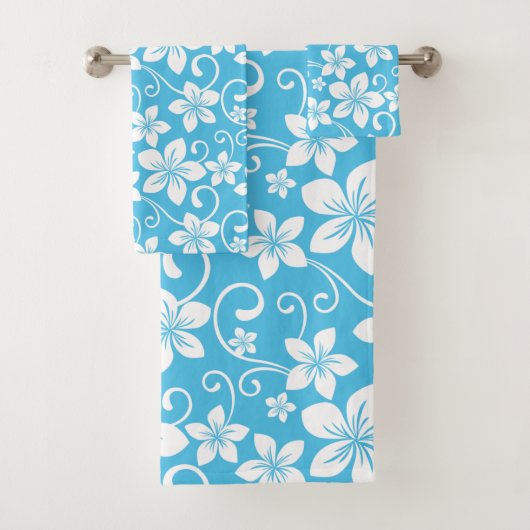 BLAUWE HAWAI (BLAUW) BAD HANDDOEK (Insitu)