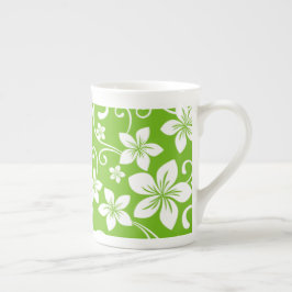 BLAUWE HAWAI (LIME) BONE CHINA BEEKER PORSELEIN KOP