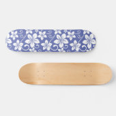 BLAUWE HAWAI (PERIWINKEL) PERSOONLIJK SKATEBOARD (Horizontaal)