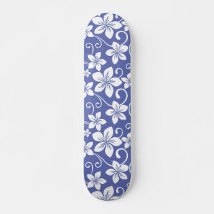 BLAUWE HAWAI (PERIWINKEL) PERSOONLIJK SKATEBOARD