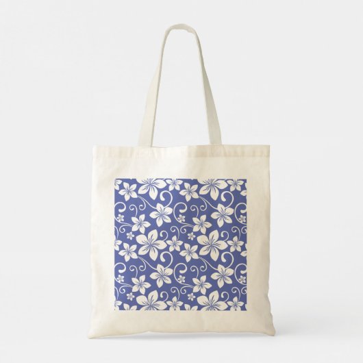 BLAUWE HAWAI (PERIWINKEL) TOTE BAG (Achterkant)