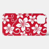 BLAUWE HAWAI (ROOD) Case-Mate iPhone CASE (Achterkant (horizontaal))