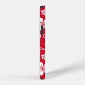 BLAUWE HAWAI (ROOD) iPhone HOESJE (Rechterkant)