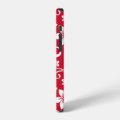 BLAUWE HAWAI (ROOD) iPhone HOESJE (Linkerkant)