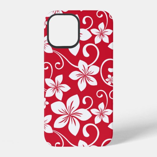 BLAUWE HAWAI (ROOD) iPhone HOESJE (Achterkant)