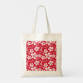 BLAUWE HAWAI (ROOD) TOTE BAG (Achterkant)