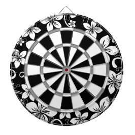 BLAUWE HAWAÏ (ZWART) DARTBORD