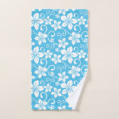 BLAUWE HAWAII (BLAUW) BAD HANDDOEK (Handdoek)