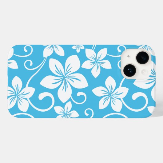 BLAUWE HAWAII (BLAUW) Case-Mate iPhone CASE (Achterkant (horizontaal))