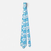 BLAUWE HAWAII (BLAUW) STROPDAS (Voorkant)