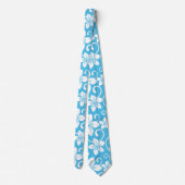 BLAUWE HAWAII (BLAUW) STROPDAS (Achterkant)