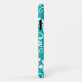 BLAUWE HAWAII (BLAUWGROEN) Case-Mate iPhone CASE (Achterkant/rechts)