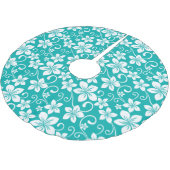 BLAUWE HAWAII (BLAUWGROEN) KERSTBOOM ROK (Gekanteld)