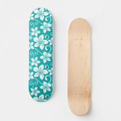 BLAUWE HAWAII (BLAUWGROEN) PERSOONLIJK SKATEBOARD (Voorkant)