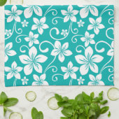 BLAUWE HAWAII (BLAUWGROEN) THEEDOEK (Gevouwen)