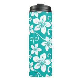 BLAUWE HAWAII (BLAUWGROEN) THERMALE TUMBLER THERMOSBEKER