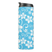 BLAUWE HAWAII (BLUE) THERMALE TUMBLER THERMOSBEKER (Geroteerd rechts)