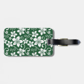 BLAUWE HAWAII (BOSGROENEN) BAGAGELABEL (Achterkant horizontaal)