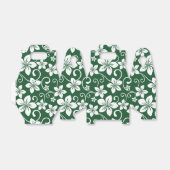 BLAUWE HAWAII (BOSGROENEN) BEDANKDOOSJES (Uitgevouwen)