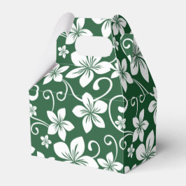 BLAUWE HAWAII (BOSGROENEN) BEDANKDOOSJES