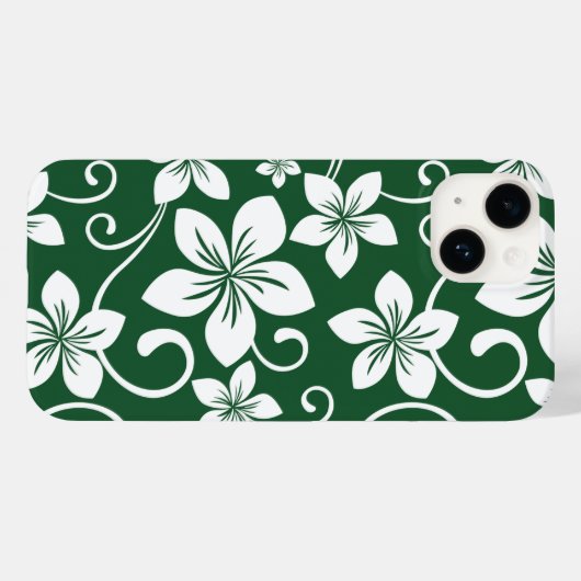 BLAUWE HAWAII (BOSGROENEN) Case-Mate iPhone CASE (Achterkant (horizontaal))
