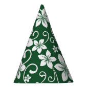 BLAUWE HAWAII (BOSGROENEN) FEESTHOEDJES (Rechts)