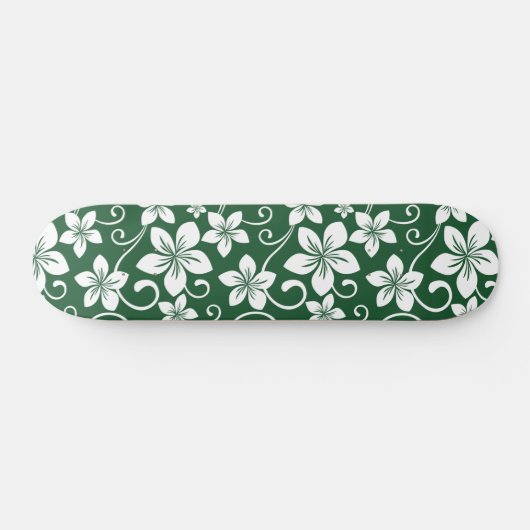 BLAUWE HAWAII (BOSGROENEN) PERSOONLIJK SKATEBOARD (Horizontaal)