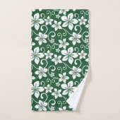 BLAUWE HAWAII (BOSGROENGROEN) BATH TOWEL SET BAD HANDDOEK (Handdoek)