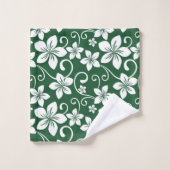 BLAUWE HAWAII (BOSGROENGROEN) BATH TOWEL SET BAD HANDDOEK (Wasdoekje)