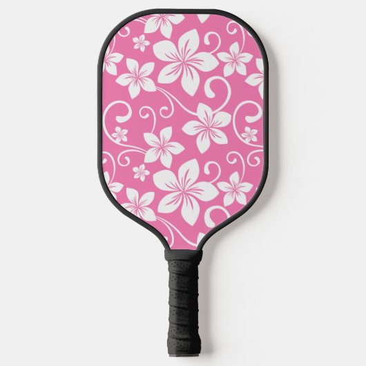 BLAUWE HAWAII (BUBBLEGUM PINK) PICKLEBALL PADDLE (Voorkant)