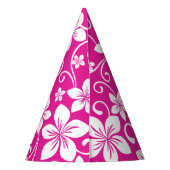 BLAUWE HAWAII (HEET ROZE) FEesthoed Feesthoedjes (Achterkant)