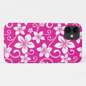 BLAUWE HAWAII (HOT PINK) Case-Mate iPhone CASE (Achterkant (horizontaal))