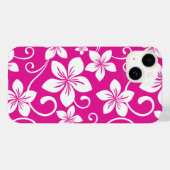 BLAUWE HAWAII (HOT PINK) Case-Mate iPhone CASE (Achterkant (horizontaal))