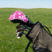 BLAUWE HAWAII (HOT PINK) GOLFHEADCOVER (Insitu)