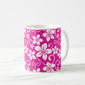 BLAUWE HAWAII (HOT PINK) KOFFIEMOK (Voorkant rechts)