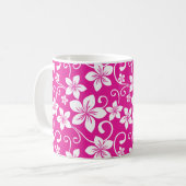 BLAUWE HAWAII (HOT PINK) KOFFIEMOK (Voorkant links)