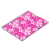BLAUWE HAWAII (HOT PINK) NOTITIEBOEK (Linkerzijde)