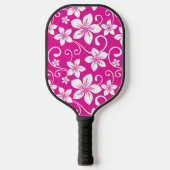 BLAUWE HAWAII (HOT PINK) PICKLEBALL PADDLE (Voorkant)