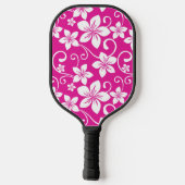 BLAUWE HAWAII (HOT PINK) PICKLEBALL PADDLE (Achterkant)