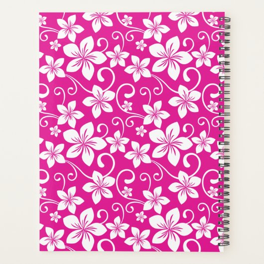 BLAUWE HAWAII (HOT PINK) PLANNER (Achterkant)