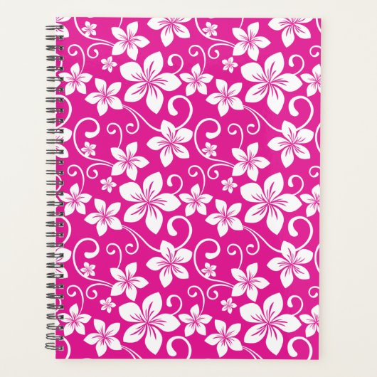 BLAUWE HAWAII (HOT PINK) PLANNER (Voorkant)