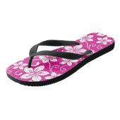 BLAUWE HAWAII (HOT PINK) TEENSLIPPERS (Schuin)