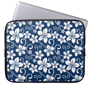 BLAUWE HAWAII (IN NAVY) LAPTOP SLEEVE